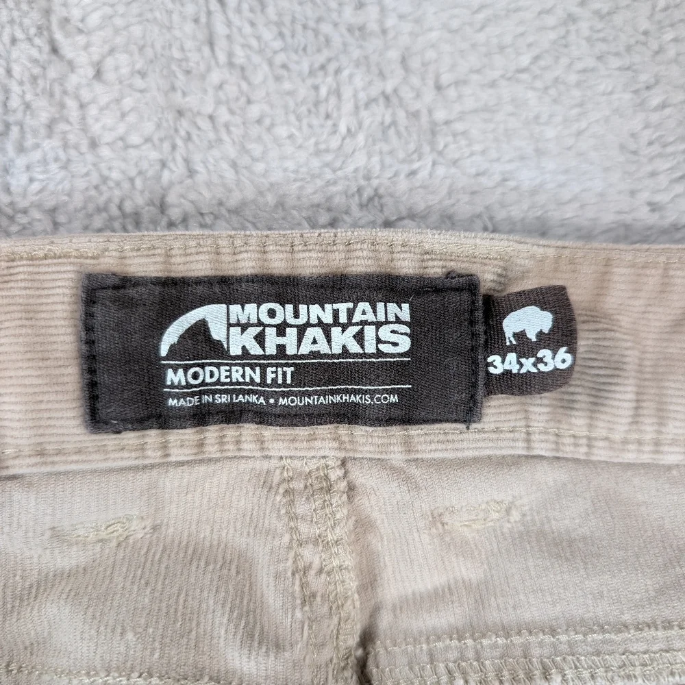 Mountain Khakis‎ Corduroy Mens Pants 34x36